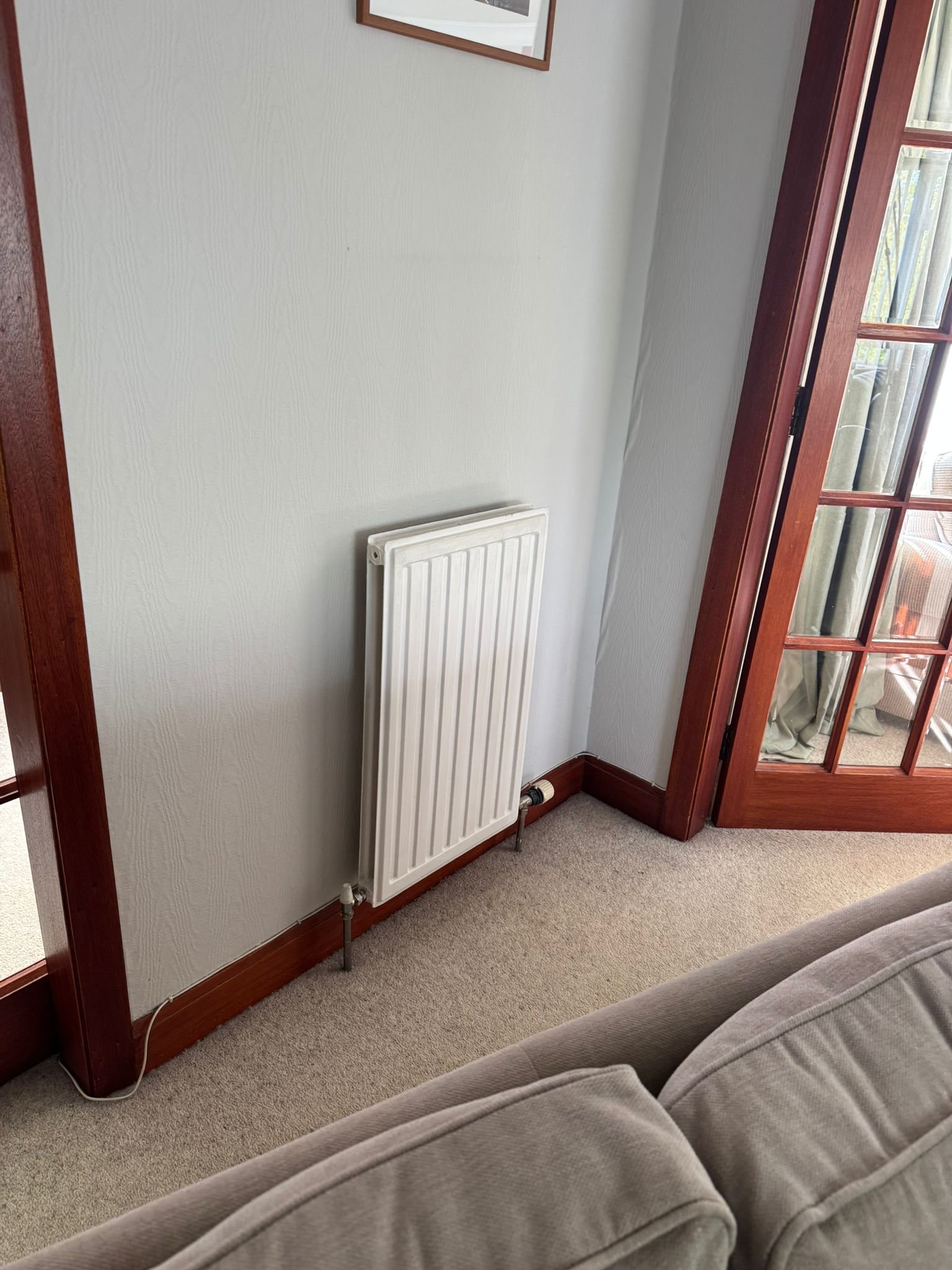 Before vertical radiator upgrade Dundee