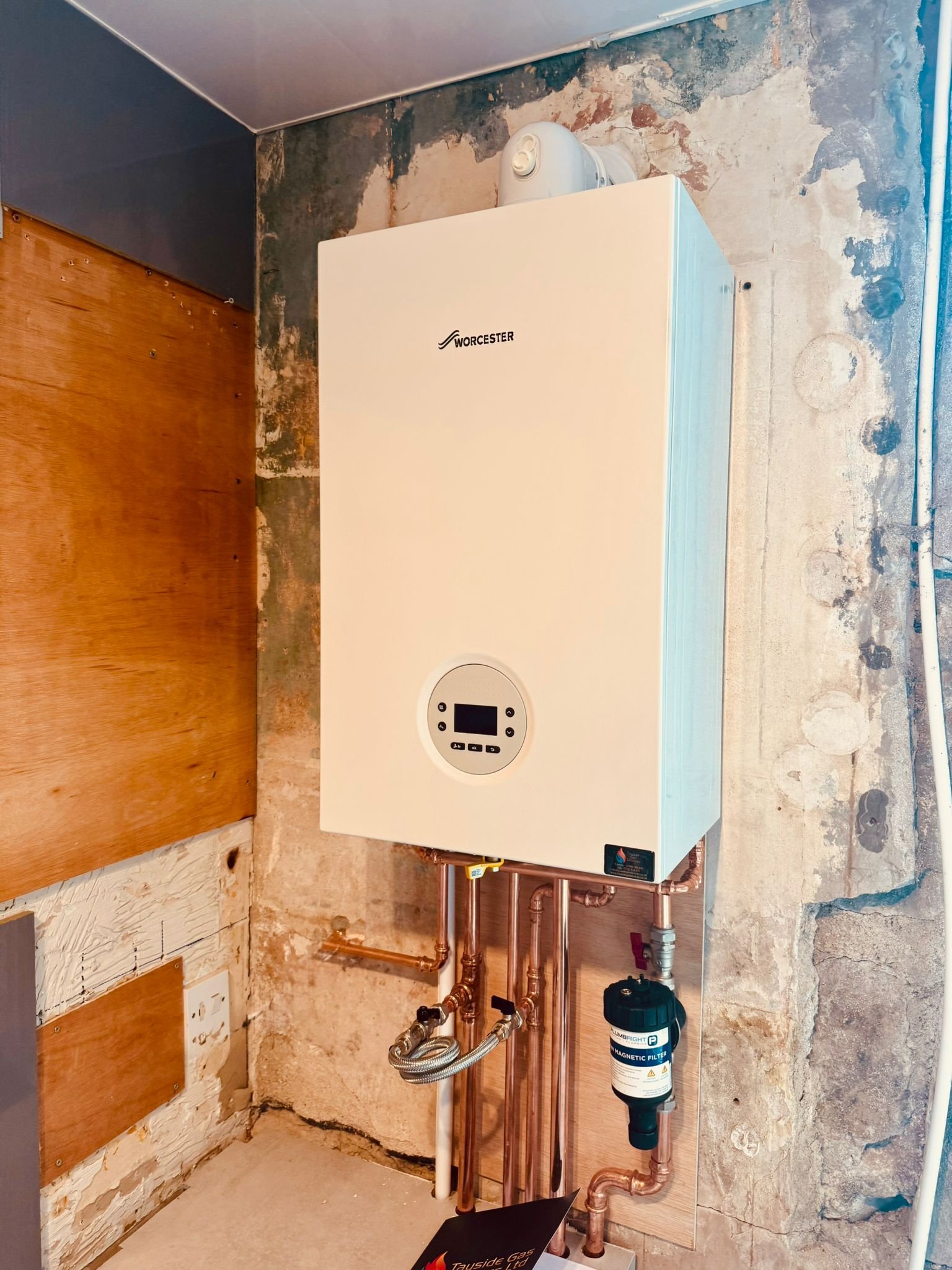New Worcester Bosch boiler installation Dundee