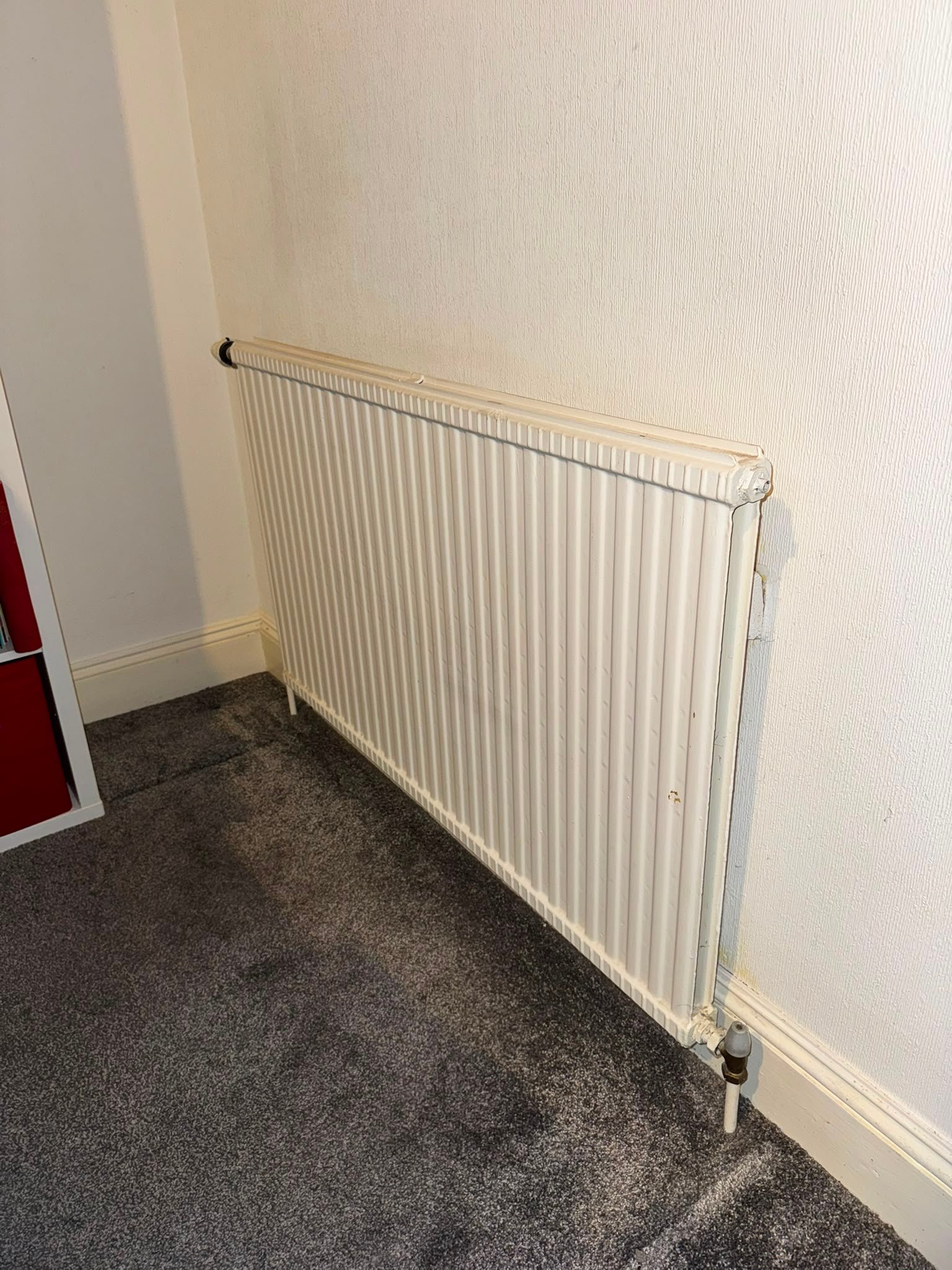 Old radiator before final replacement