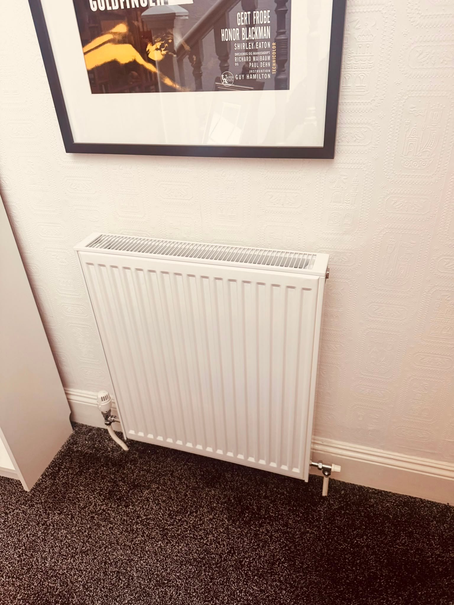 New hallway radiator installed by Tayside Gas Services Ltd